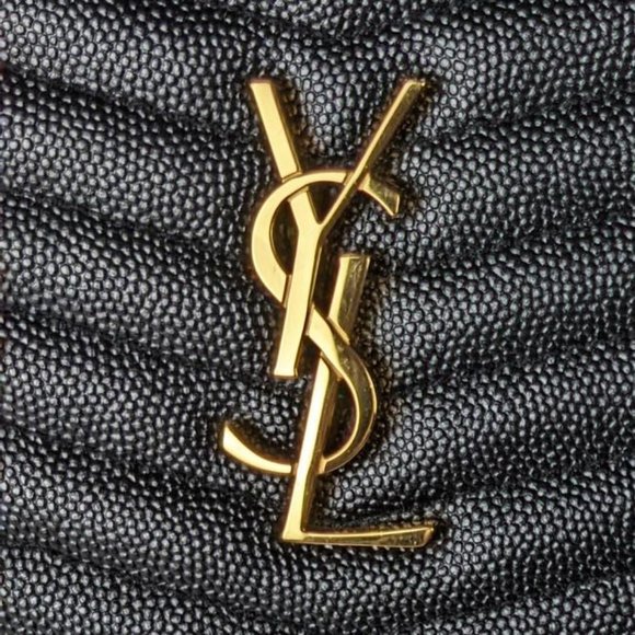 SOLD Saint Laurent Lou Monogram Ysl Camera Black Leather Crossbody Bag - Picture 5 of 7